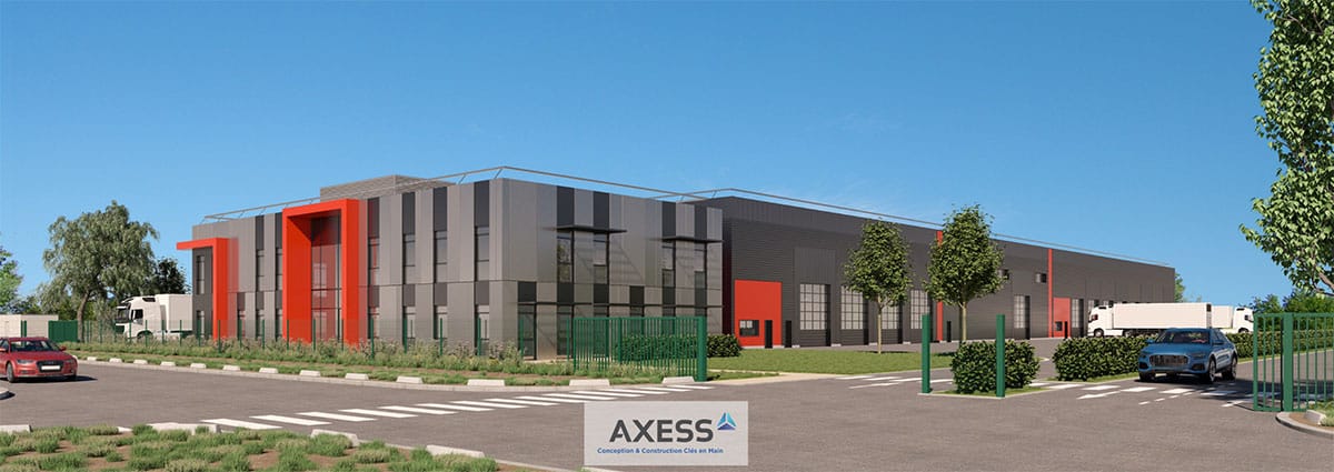 AXESS Ile de France Nord accompagne Logicor dans la réalisation d’un ensemble immobilier à usage principal de bâtiment industriel, d’une surface de 5.200 m²