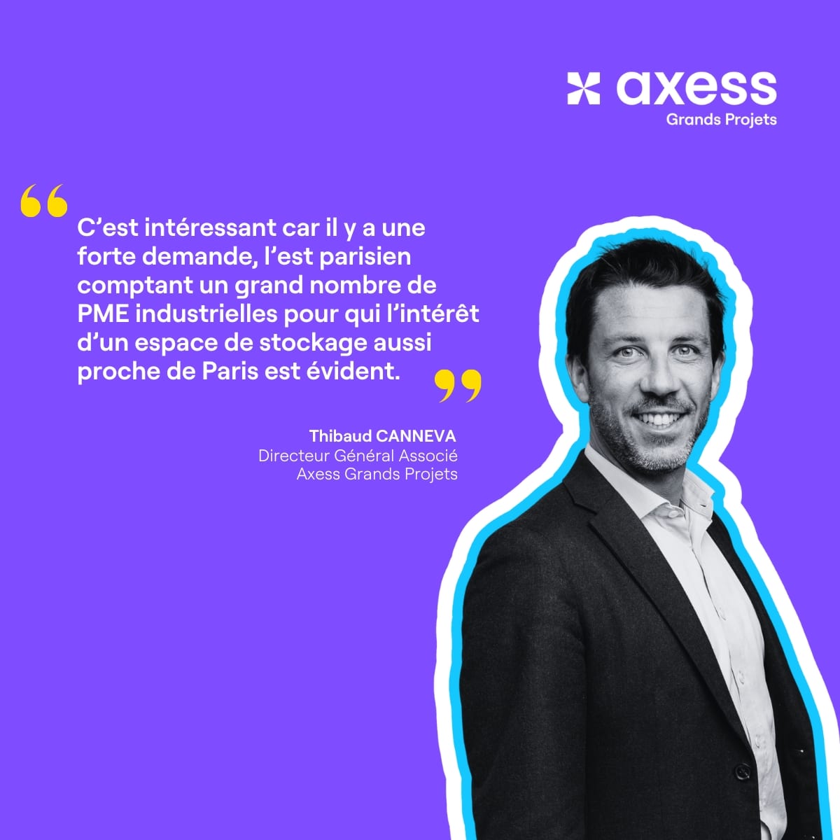 Axess Grands Projets construit un parc d’activités à étages de 11 500 m2 à Bobigny pour le compte de Proudreed Crédit photo