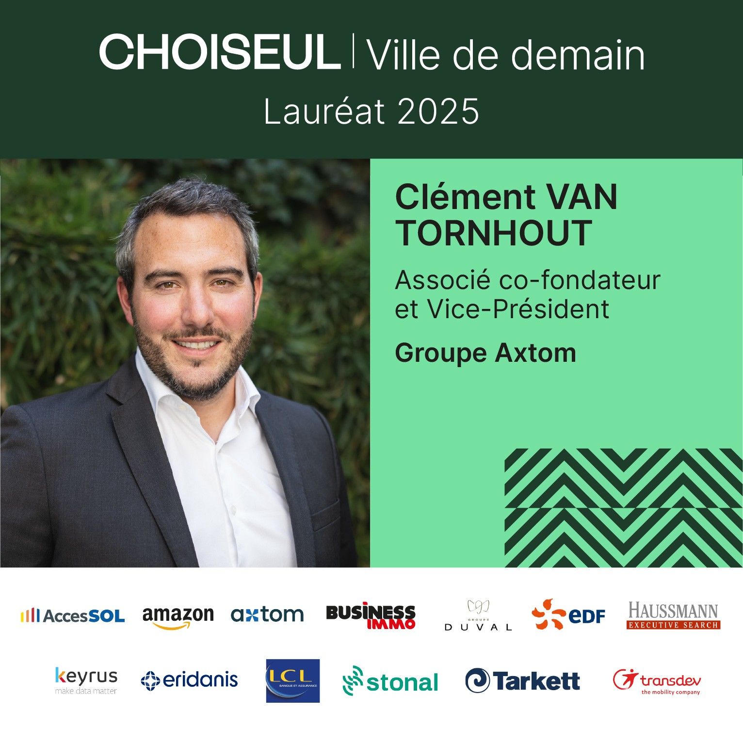 Clément Van Tornhout, Vice-Président et cofondateur d’Axtom